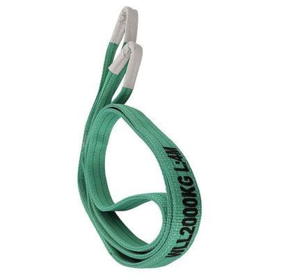 kaufen Gewebte Muster Polyester Webbing Sling 2T Polyester Lifting Slings mit zwei Augen online manufacture