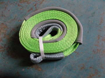 kaufen Kundengebundenes Farb-Polyester-Hochleistungsschleppseil-Bügel-Zugreifen gurtet Bandmitten 5000 Kilogramm 50mm online manufacture