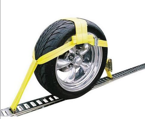 kaufen 3000 kg Kapazität Webbing Lashing Strap Polyester Ratchet Tie Down Lashing Strap online manufacture