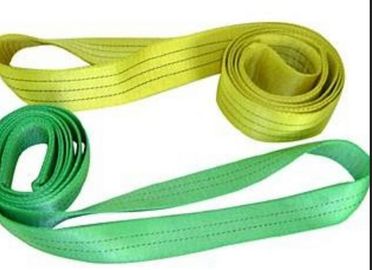 kaufen 4 Zoll-Augen-und Augen-Riemen-Polyester-Material 11500 lbs Kran-Riemen-Manipulieren online manufacture