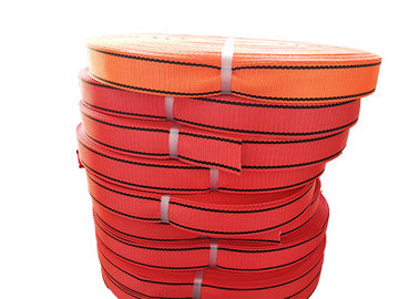 kaufen Antiriemen-Farbhoher Sicherheits-Koeffizient des abnutzungs-Polyester-gewebten Materials Rolle kundengebundener online manufacture