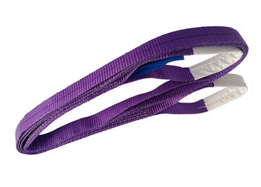 kaufen Purpurrotes Riemen-flaches Netz-Hebegurte ISO9000 des Polyester-flaches gewebten Materials online manufacture