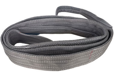 kaufen Riemen-Duplex-Schicht-Hebegurt-Werkzeug graues des Farb-Polyester-flaches gewebten Materials online manufacture
