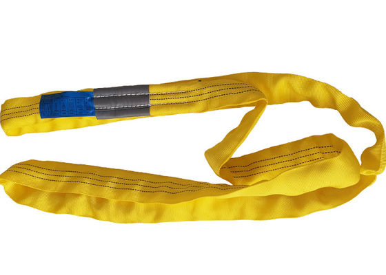 kaufen EN1492-2 Standard 100% Polyester Rundschlingen 3 Tonnen Flachgewebe-Gurtband online manufacture
