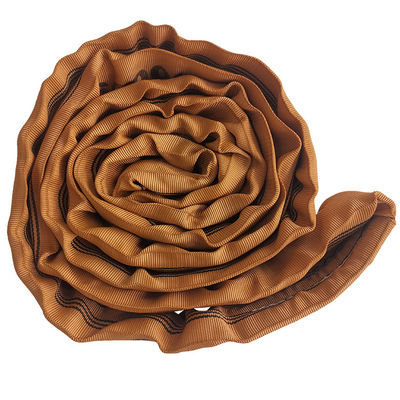 kaufen 6T Brauner EN1492-2 Polyester-Rundschlingen für die Rohr- und Pipeline-Industrie online manufacture