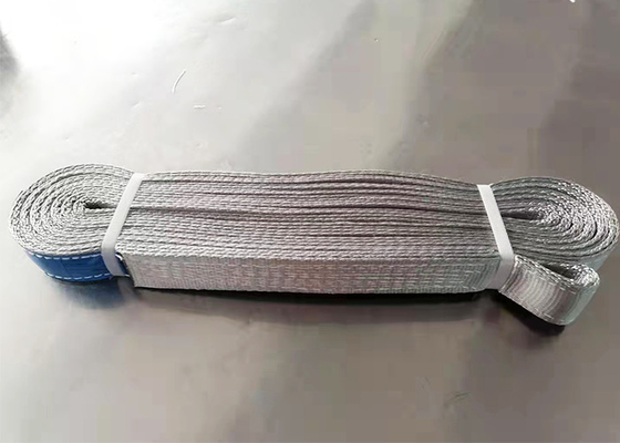 kaufen Hohe Hartnäckigkeits-umschlingt endloses Polyester-gewebtes Material 3T 4.0T 7.62mtr für das Porthochziehen online manufacture