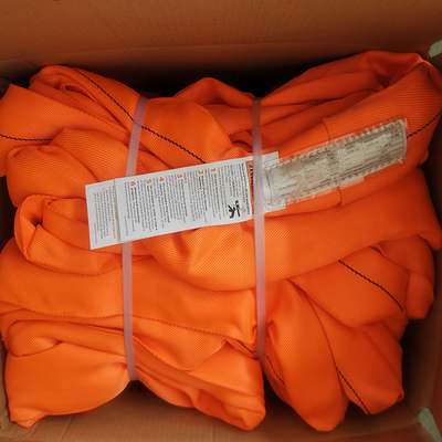 kaufen Polyester-endlose Rundschlinge-Hochleistungsvertikale 26000 lbs mit gesponnenem Skript online manufacture