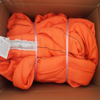 kaufen Jacke Köperbindung Polyester Rundschlinge Endlos Orange Farbe Vertikal 40000 LBS online manufacture