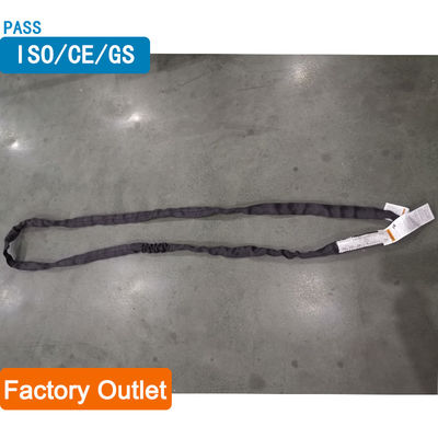 kaufen Jacken Twill Gewebe Polyester Runde Schlinge Schwarz Schwerlast vertikal 2 Tonnen online manufacture